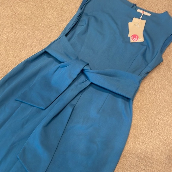 NWT Boden Jessica Midi Knit Pencil Dress with Tie Waist - Picture 3 of 4